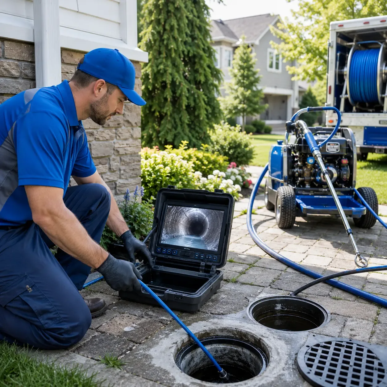 Outdoor drain cleaning professionals serving North Pownal, VT